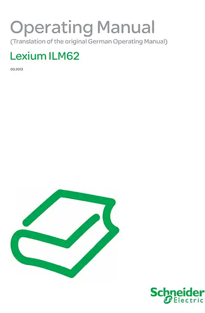 schneider施耐德Lexium ILM62 一体化驱动操作手册_EN